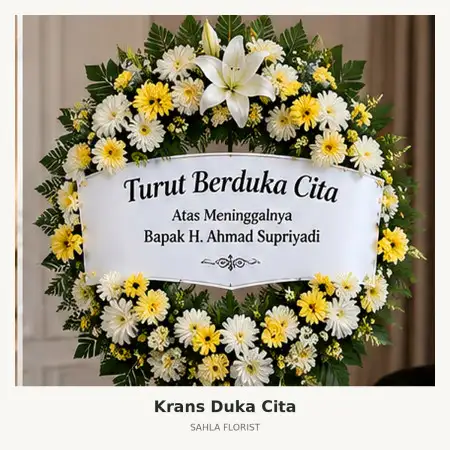 Krans Bunga Duka Marunda
